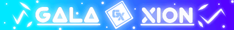 GalaXionMC Network banner GalaXionMC Network Minecraft server banner