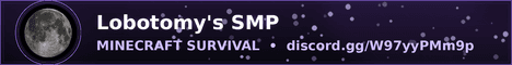 Lobotomys SMP banner Lobotomys SMP Minecraft server banner