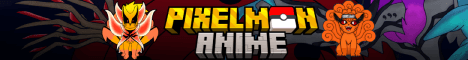 Pixelmon Anime banner Pixelmon Anime Minecraft server banner