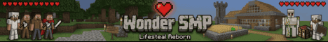 Wonder SMP banner Wonder SMP Minecraft server banner