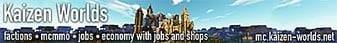 Kaizen Worlds banner Kaizen Worlds Minecraft server banner