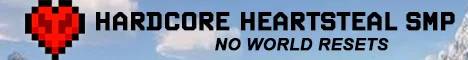 Hardcore Heartsteal SMP banner Hardcore Heartsteal SMP Minecraft server banner