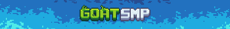 GoatSMP banner GoatSMP Minecraft server banner