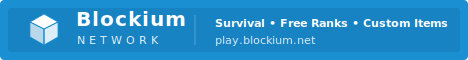 BlockiumNetwork banner BlockiumNetwork Minecraft server banner