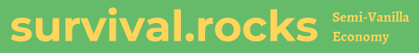 survival.rocks banner survival.rocks Minecraft server banner