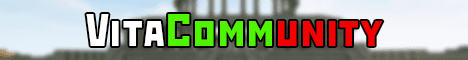 VitaCommunity banner VitaCommunity Minecraft server banner