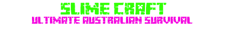Slime Craft banner Slime Craft Minecraft server banner