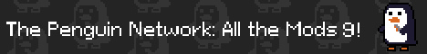 The Penguin Network All The Mods 9 banner The Penguin Network All The Mods 9 Minecraft server banner