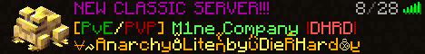 M1ne Company banner M1ne Company Minecraft server banner