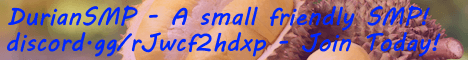 DurianSMP banner DurianSMP Minecraft server banner