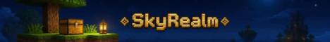 SkyRealm banner SkyRealm Minecraft server banner