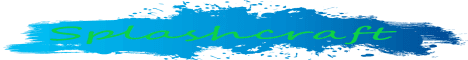 Splashcraft banner Splashcraft Minecraft server banner
