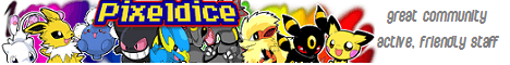 Pixeldice banner Pixeldice Minecraft server banner