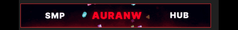 Aura Network banner Aura Network Minecraft server banner