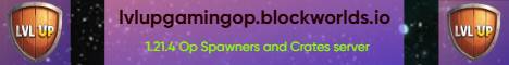 LvLUP banner LvLUP Minecraft server banner