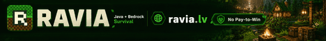 Ravia banner Ravia Minecraft server banner