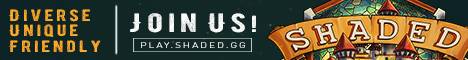 Shaded banner Shaded Minecraft server banner