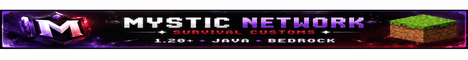 Mystic Network banner Mystic Network Minecraft server banner