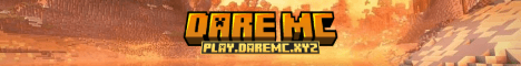 Dare MC banner Dare MC Minecraft server banner