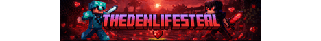 TheDenLifesteal banner TheDenLifesteal Minecraft server banner
