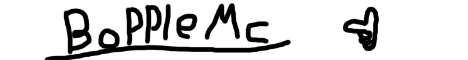 BoppleMC banner BoppleMC Minecraft server banner