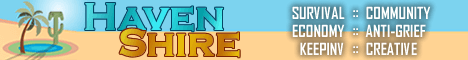 HavenShire banner HavenShire Minecraft server banner
