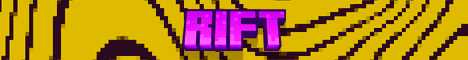 RIFT MC banner RIFT MC Minecraft server banner
