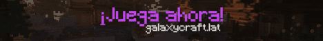 GalaxyCraft banner GalaxyCraft Minecraft server banner
