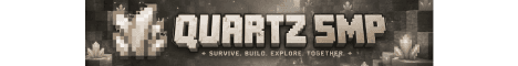 Quartz SMP banner Quartz SMP Minecraft server banner