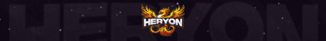 Heryon banner Heryon Minecraft server banner