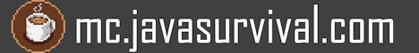 JavaSurvival banner JavaSurvival Minecraft server banner