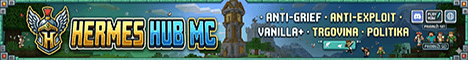 Hermes Hub SMP banner Hermes Hub SMP Minecraft server banner
