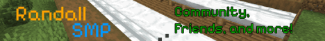RandallSMP banner RandallSMP Minecraft server banner