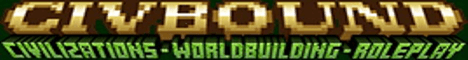 Civbound banner Civbound Minecraft server banner