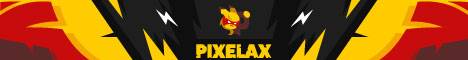 Pixelax banner Pixelax Minecraft server banner