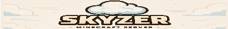 Skyzer Cloud banner Skyzer Cloud Minecraft server banner
