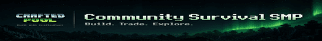 CraftedpoolSMP banner CraftedpoolSMP Minecraft server banner