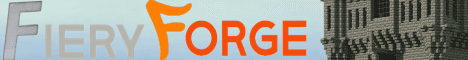 FieryForge banner FieryForge Minecraft server banner