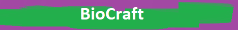 BioCraft banner BioCraft Minecraft server banner