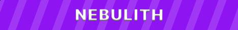 Nebulith banner Nebulith Minecraft server banner