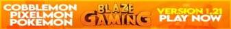 Blaze Gaming banner Blaze Gaming Minecraft server banner