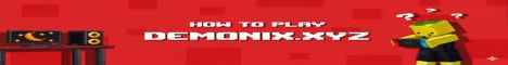 Demonix banner Demonix Minecraft server banner