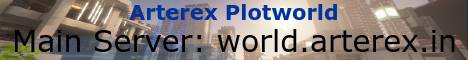 Arterex Plotworld banner Arterex Plotworld Minecraft server banner