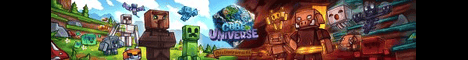 Cube Universe banner Cube Universe Minecraft server banner