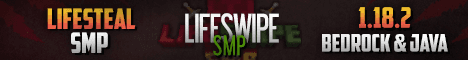 Lifeswipe banner Lifeswipe Minecraft server banner
