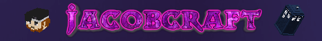 JacobCraft banner JacobCraft Minecraft server banner