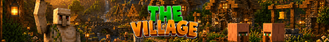 The Village banner The Village Minecraft server banner