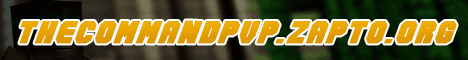 The Command PVP banner The Command PVP Minecraft server banner