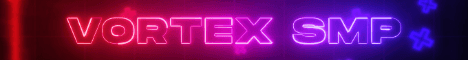 Vortex SMP banner Vortex SMP Minecraft server banner