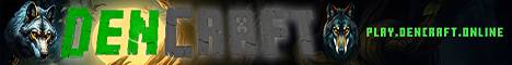 DenCraft banner DenCraft Minecraft server banner